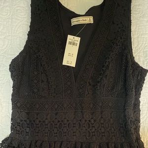 NWT Abercrombie & Fitch Black Dress